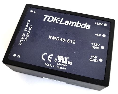 KMD40-512 AC DC Converter Module Dual Output 5V 12V 40W TDK-Lambda®