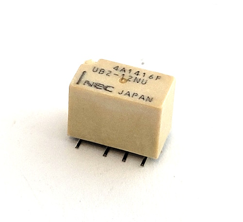 1A 12Vdc Miniature SMT Low Signal Relay DPDT NEC® UB2-12NU
