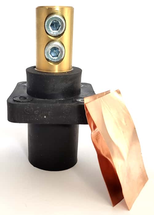 E1016-1700 Cam-Lok™ J-Series Receptacle Connector Black Eaton® Crouse-Hinds®