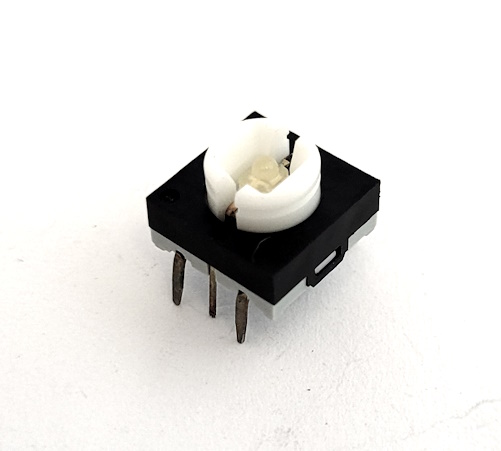 Tactile Switch Sealed Yellow LED SPST NKK® Switches JB15HLPE