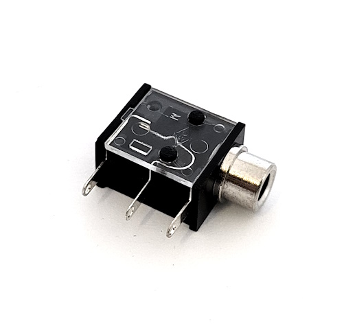 3.5mm Audio Jack Connector Right Angle CUI Inc.® MJ-3502N